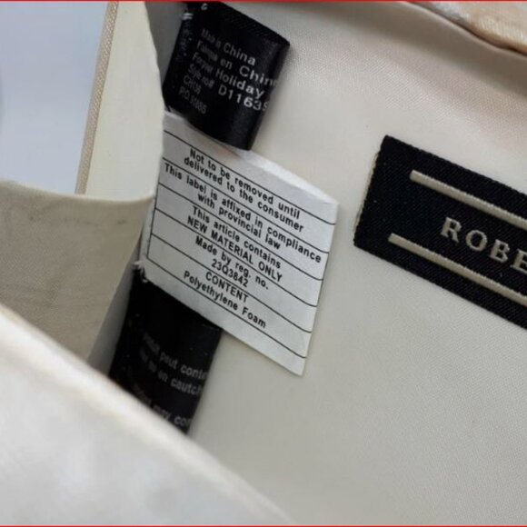 Vintage 1960s Roberto Vianni Designer Purse Gold Satin Ribbon Weave and Beads - Picture 10 of 12